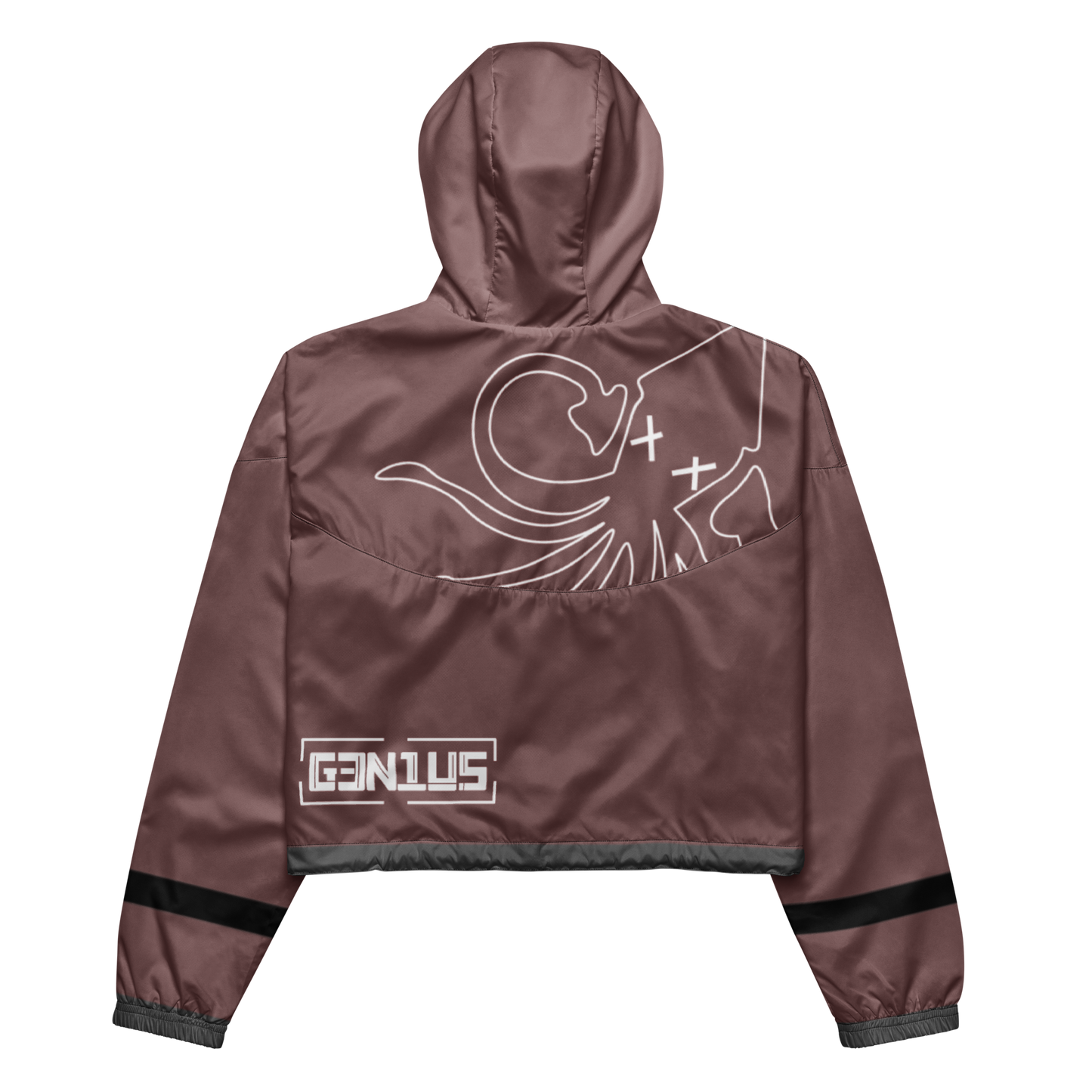 Cropped Squid Windbreaker (Pink)