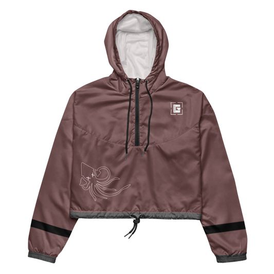 Cropped Squid Windbreaker (Pink)